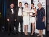 Accepting Our Award